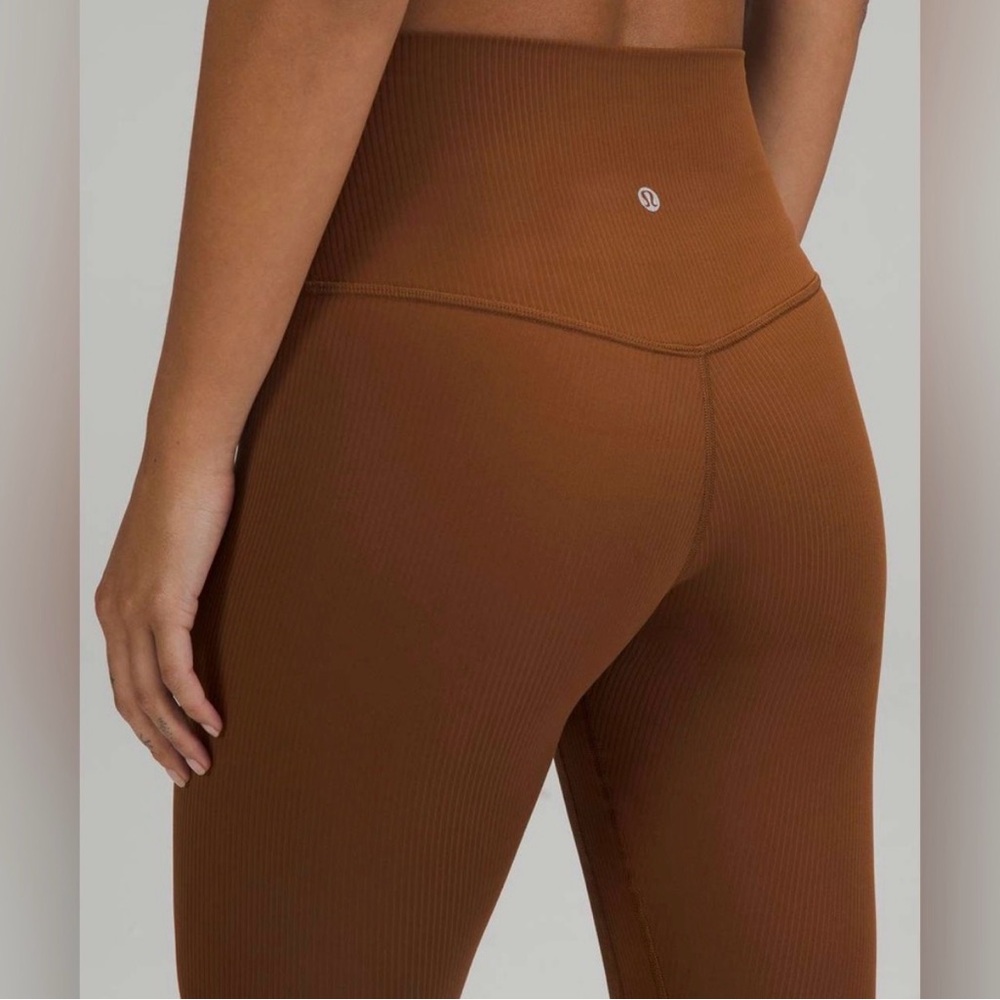 Lululemon align leggings in roasted brown